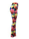 Multicolor Print Loose Wide Leg Pants LSD-1157