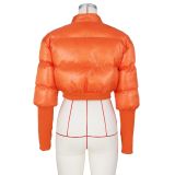 Fashion Solid Warm Cotton Padded Clothes Coat ZSD-0563