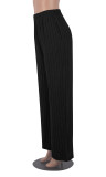 Solid Color Loose Straight Pant MZ-2814