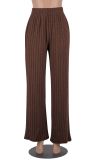 Solid Color Loose Straight Pant MZ-2814