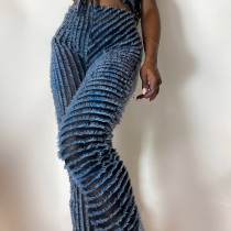 Fashion Furry Sexy See Through Micro Pant FL-23410