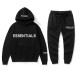 Letter Print Hooded Sweatshirt And Pants Two Piece Set GXWF-2021-taozhuang