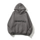 Plus Size Letter Print Plush Hooded Sweatshirt GXWF-2021-dan