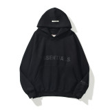 Plus Size Letter Print Plush Hooded Sweatshirt GXWF-2021-dan
