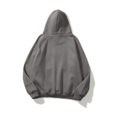 Plus Size Letter Print Plush Hooded Sweatshirt GXWF-2021-dan