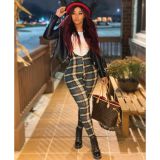 Solid Long Sleeve T Shirt And Backpack Pants 2 Piece Set YS-866