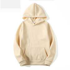 Plus Size Padded Solid Hooded Sport Sweatshirt GXWF-00029
