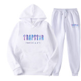 Plus Size Letter Print Hooded Sweatshirt And Pants Jogging Suit GXWF-LI-192