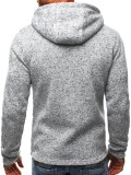 Men's Plus Size Casual Sport Long Slleve Plush Hooded Sweatshirt GXWF-ZL-KJ-W12