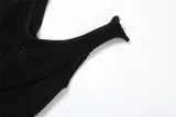 Hollow Out Knits Sleeveless Tight Jumpsuit XEF-34371