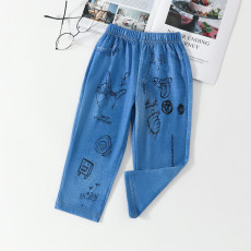 Kids Boy Print Elastic Force Pant YKTZ-2321