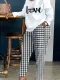 Fashion Print Long Sleeve Sport Two Piece Pants Set SH-390845