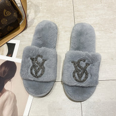 Bright Diamonds Home Furry Warm Open Slippers ZFLX-1FL-9
