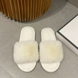 Solid Fashion Warm Home Plush Slippers ZFLX-FL-76