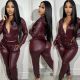 Casual Long Sleeve Zipper Hoodies Sport 2 Piece Pants Set AIL-255