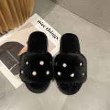 Pearl Home Furry Flat Slippers ZFLX-FL-73