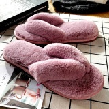 Rabbit Plush Non-Slip Home Thong Slipper ZFLX-FL-88