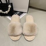 Solid Fashion Warm Home Plush Slippers ZFLX-FL-76