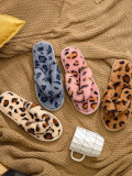 Leopard Print Herringbone Home Cotton Slippers ZFLX-FL-67 2