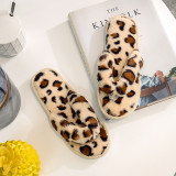 Leopard Print Herringbone Home Cotton Slippers ZFLX-FL-67 2