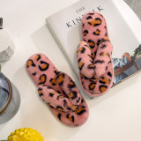 Leopard Print Herringbone Home Cotton Slippers ZFLX-FL-67 2