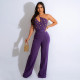 Fashion Solid Single Shoulder Jumpsuit CYA-900781