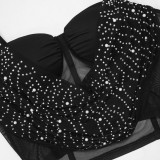 Sexy Sing Crop Top And Skirt Two Piece Set CYA-900791
