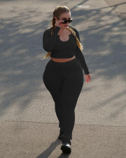 Plus Size Long Sleeve Solid Pullovers Two Piece Set FNN-8721