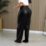 Solid Color Wide Leg Casual Pant YS-867
