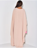 Solid Color Flare Sleeve Loose Maxi Dress LS-0401