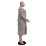 Casual Tassel Knit Cardigan Jacket TR-1282