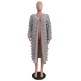 Casual Tassel Knit Cardigan Jacket TR-1282