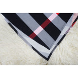One Shoulder Printed Color Block Split Maxi Dress YF-10635