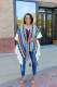 Plus Size Geometric Knit Tassel Jacket Cardigan Poncho CM-8698