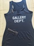 Plus Size Pin Letter Printed Sleeveless Mini Dress YIM-368