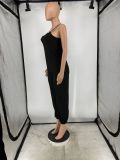 Solid Color Sling Slim Jumpsuit ZDF-31290