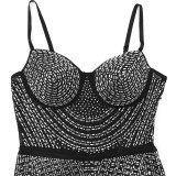 Sexy Sling Hot Drill Mini Dress CYA-900788