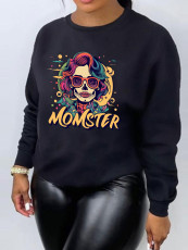 Fashion Print Long Sleeve Sweatshirt BDF-WY01