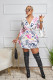 Casual Print Long Sleeve Slim Midi Dress ZDF-31299