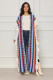 Fashion Long Sleeve Jacquard Knit Cardigan TR-1286