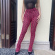 Black White Ripple Slim Stacked Pants FL-YY23030
