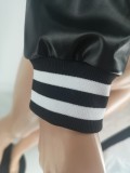 Fashion Embroider Print Long Sleeve Baseball Jacket FOSF-8369