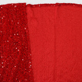 Sexy Sling Bodysuit And High Split Sequin Dress 2 Piece Set CYA-900855