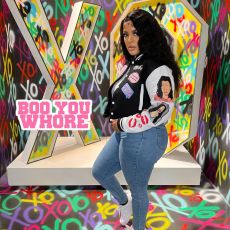 Fashion Printed Color Block Baseball Jacket QY-5286