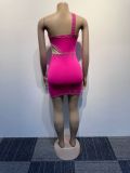Plus Size Hot Drill See Through Mini Dress  NY-2903