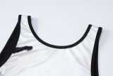 Sleeveless Print Slim Jumpsuit BLG-P3312232A