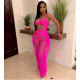 Solid Color Swimsuit Mesh Two Piece Set SFY-Z018