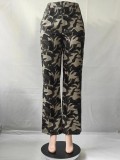 High Waisted Loose Camouflage Pants GSMJ-6935