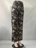 High Waisted Loose Camouflage Pants GSMJ-6935