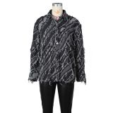 Casual Loose Tassel Denim Jackets ZSD-0640